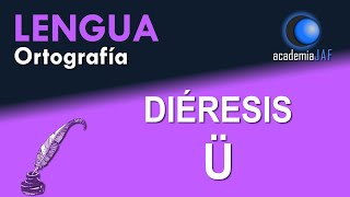 LA DIÉRESIS en español o castellano  Dos puntos sobre la U  Lengua española [upl. by Josh]