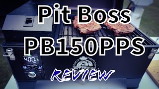 Pit Boss PB150PPS Tabletop Wood Pellet Grille Unboxing and Review  Texas Young Guns [upl. by Atsev469]