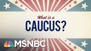 What Is A Caucus  MSNBC [upl. by Ahsoym]