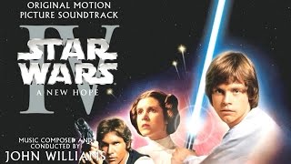 Star Wars Episode IV A New Hope 1977 Soundtrack 22 Ben Kenobi s Death Tie Fighter Attack [upl. by Wilden]