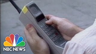 When Cell Phones Were A 1980s Novelty  Flashback  NBC News [upl. by Gabriello]