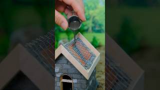 I Built a Mini House with BRICKS and It Changed My Life vfuho diy miniature house [upl. by Annodam]