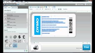 How to build your own label template in DYMO Label Software [upl. by Ennybor]