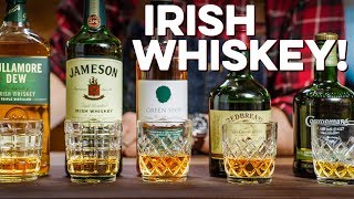 Tasting amp Ranking 5 Irish Whiskeys  How to Drink [upl. by Acinad234]