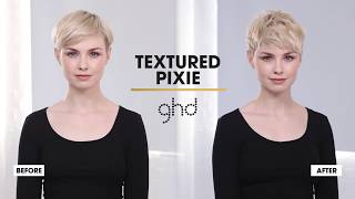 Textured Pixie  ghd Hairstyle HowTo [upl. by Werby78]