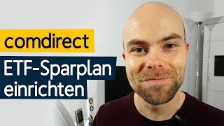 ETFSparplan bei comdirect einrichten [upl. by Neve]