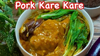 PORK KARE KARE  How to cook Pork Kare Kare  Filipino Pork Kare Kare Recipe  Pinoy Simple Cooking [upl. by Ainna]