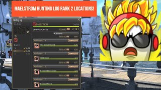 FFXIV Hunting Log  Maelstrom Rank 2 Locations [upl. by Vijar]