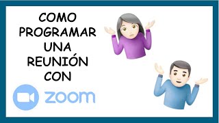 Como CREAR una REUNION en ZOOM PC TUTORIAL [upl. by Aila]