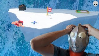 RETO Super Mario Odyssey SALTO IMPOSIBLE Reino del HIELO [upl. by Colinson]