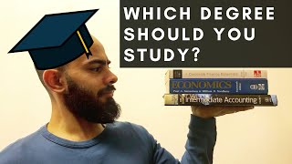 WHICH DEGREE SHOULD YOU STUDY Economics vs Finance vs Accounting [upl. by Reagan325]