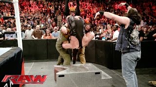 Big Show vs Erick Rowan Raw February 1 2016 [upl. by Nnaer]