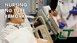 Nursing NG Tube Removal [upl. by Nnyleitak]