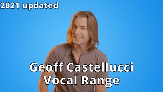 Geoff Castellucci Vocal Range  C0B0  A5 [upl. by Rosenwald]