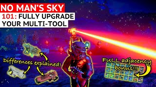 FULLY Upgrade your Multitool in No Mans Sky [upl. by Vance569]