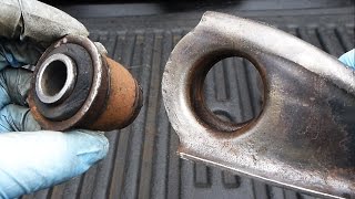 How to Replace Control Arm Bushings EASY [upl. by Ataynik21]