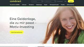 Comdirect Wertpapiersparplan einrichten ändern und löschen [upl. by Hermosa]