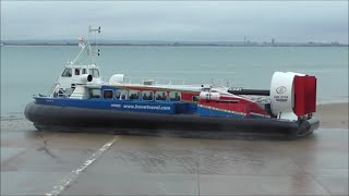 Isle Of Wight Hovercraft to Portsmouth Southsea [upl. by Crissie390]