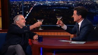 Robert De Niro Enjoys A Cold Martini And Silence Full Interview [upl. by Annahs131]