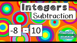 Subtracting Integers [upl. by Ennovyhs]