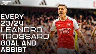 LEANDRO TROSSARD  EVERY GOAL amp ASSIST  202324 COMPILATION [upl. by Bobbye797]