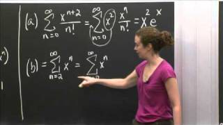 Power Series Practice  MIT 1801SC Single Variable Calculus Fall 2010 [upl. by Helene251]