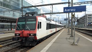 Trainspotting in Aarau Switzerland [upl. by Viradis334]