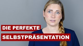 Vorstellungsgespräch Die perfekte Selbstpräsentation  Beispiel [upl. by Dewain]