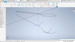 Inventor 2020 Tutorial  How to make Spoon [upl. by Ennavoj385]