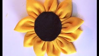 GIRASOL DE TELA diy [upl. by Hennebery535]