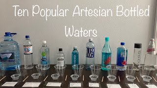 10 Popular Artesian Bottled Water Brands Testing pH and TDS levels [upl. by Aneeled]