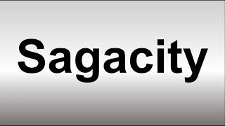 How to Pronounce Sagacity [upl. by Archer]