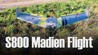 S800 FPV Wing Maiden Flight [upl. by Ettedranreb]