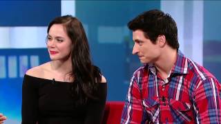 Tessa Virtue And Scott Moir INTERVIEW [upl. by Amerigo]