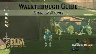 Breath of the Wild  Thunder Magnet  Walkthrough Guide [upl. by Ayifas]