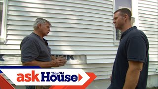 How to Replace Damaged Vinyl Siding  Ask This Old House [upl. by Ahsac902]