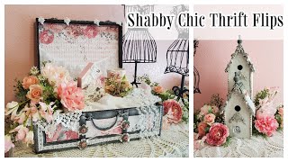 SHABBY CHIC THRIFT FLIPS  FRENCH COUNTRY SHABBY CHIC COTTAGE DECOR [upl. by Kimbra]