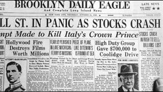 24th October 1929 Wall Street Crash begins on Black Thursday [upl. by Nyrak]