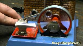 Starting and Running a Wilesco D6 Model Steam Engine how to start [upl. by Assiralc]