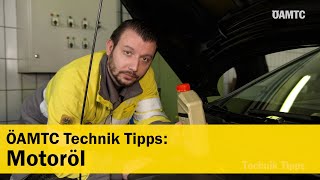 TechnikTipp Motoröl  den Ölstand prüfen  ÖAMTC [upl. by Gabriela406]