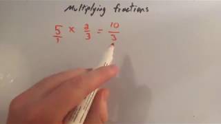 Multiplying Fractions  Corbettmaths [upl. by Anaej]