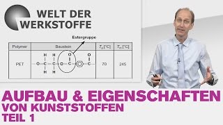 Aufbau und Eigenschaften von Kunststoffen Teil 1 Der chemische Aufbau der Einzelkette I [upl. by Georgette197]