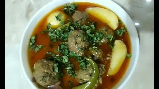 meat kofta recipe in pakistani style⭐️How to make beaf kofta⭐️recipe of meat ballkofta curry recipe [upl. by Enneles]