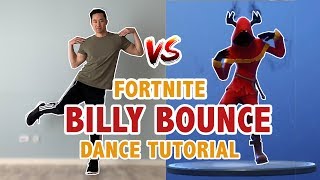 How To Do Fortnite Billy Bounce Dance EASY  StepByStep Dance Tutorial [upl. by Arrac433]