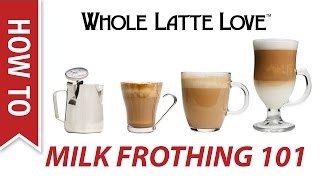 Milk Frothing for Beginners [upl. by Abrahan]