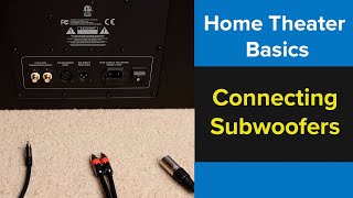 How to Setup a Subwoofer  Home Theater Basics [upl. by Shanleigh38]