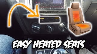 How To Install HEATED SEATS in ANY Car EASY [upl. by Cecilius595]