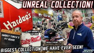 Insane Private Racing Museum Phil Combs Shows Us His Massive Collection of NASCAR History [upl. by Fe529]