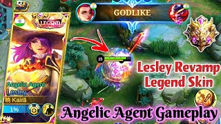 LESLEY REVAMP LEGEND SKIN GAMEPLAY🔥WHAT A COMEBACK MYTHIC RANK🤯Kaira Channel [upl. by Arvin828]