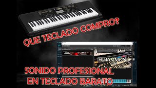 ¿Qué teclado comprar para principiantes  Sonidos profesionales en teclado barato [upl. by Raynold787]